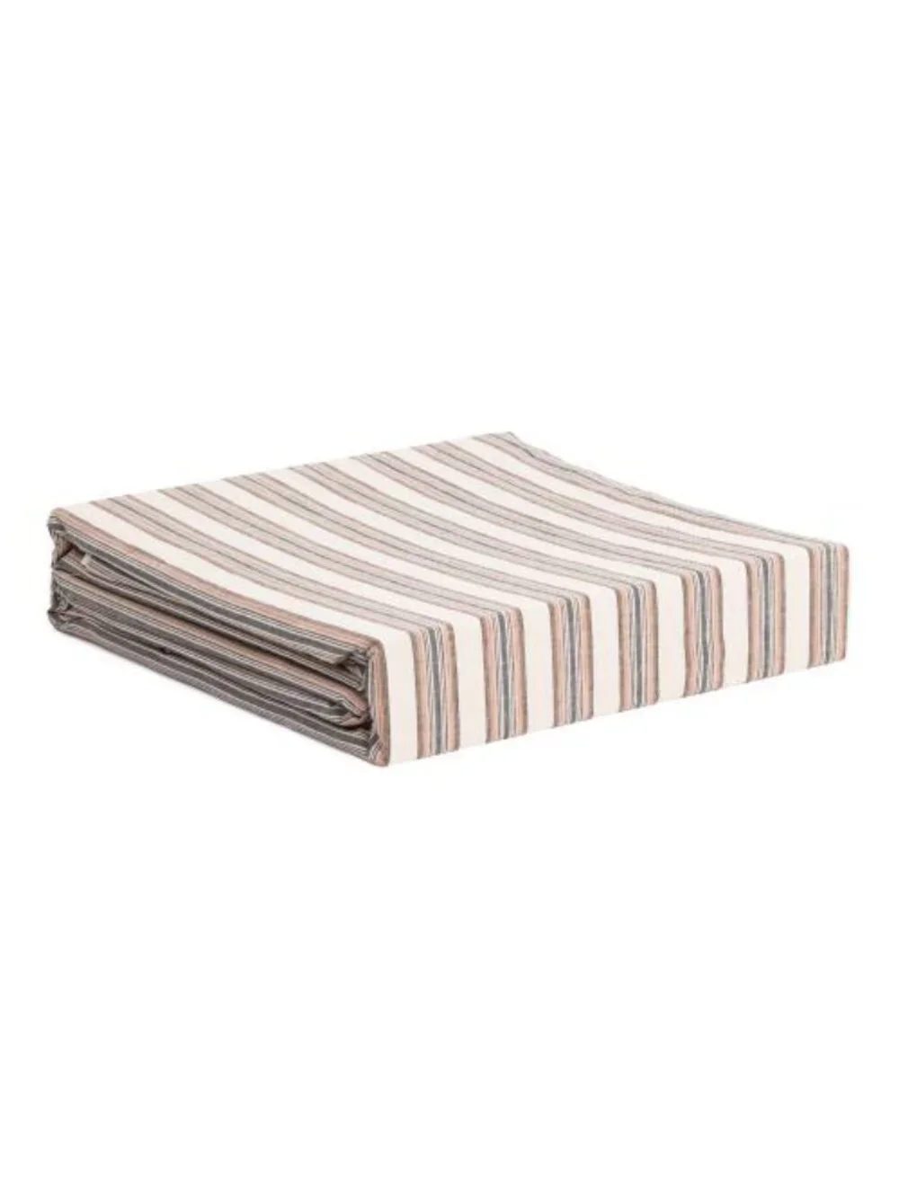 BOUNDRY Cotton Percale Stripe Duvet Set